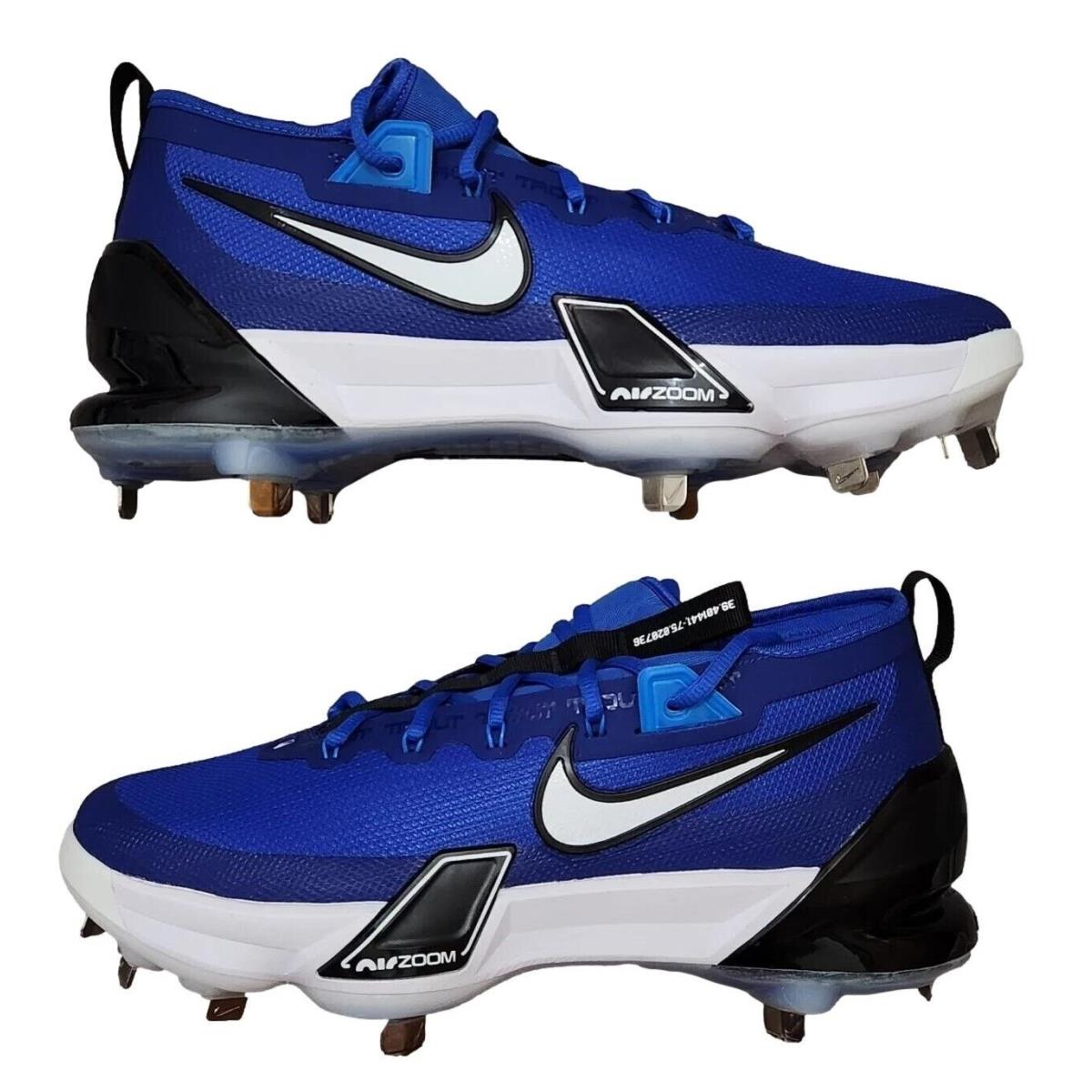 Size 12 - Nike Force Zoom Trout 9 Elite `hyper Royal` Baseball Cleats FN7229-400 - Blue