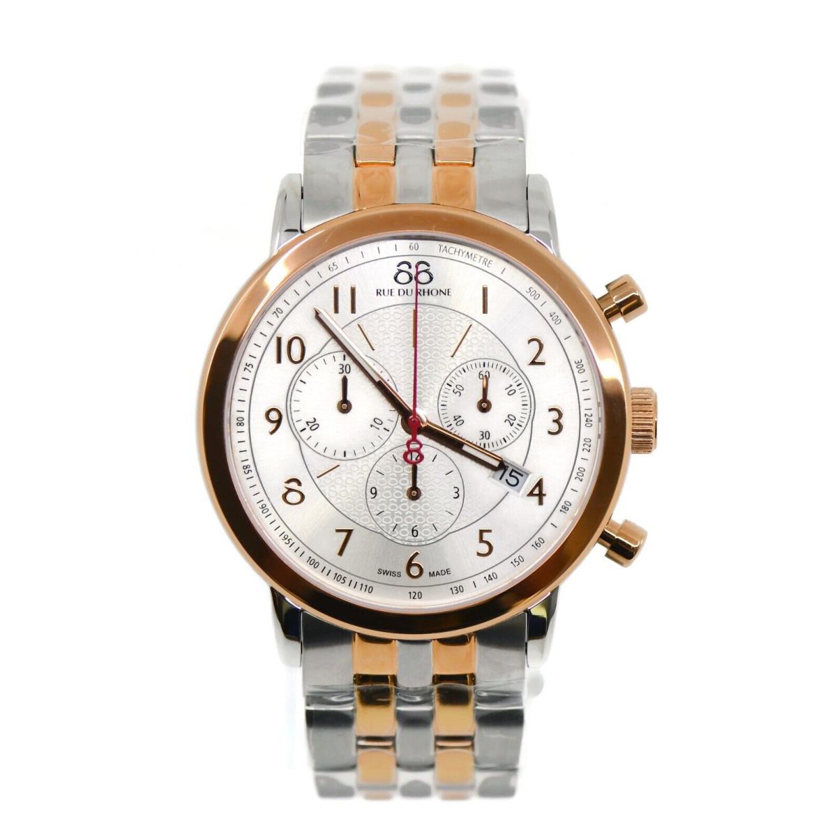 Rue Du Rhone Two Tone Stainless Steel Watch 87WA120057