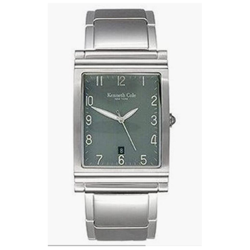 Kenneth Cole New York Watch Stainless Steel Quartz Watch KC3396 - Dial: Grey, Band: Silver, Bezel: Silver