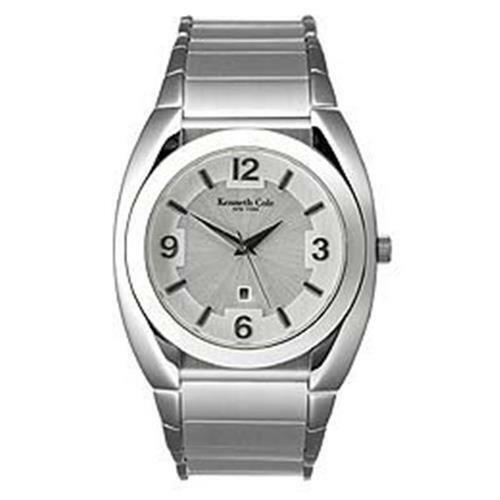 Kenneth Cole New York Men`s Watch KC3423 - Dial: Blue-Grey, Band: Silver, Bezel: Silver