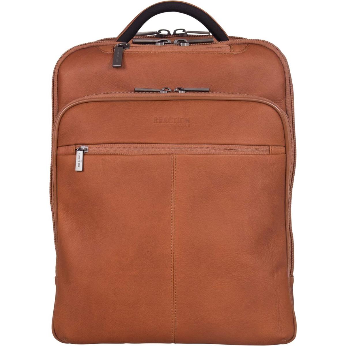 Kenneth Cole Reaction Manhattan Messenger 16 Laptop Backpack Cognac - Cognac