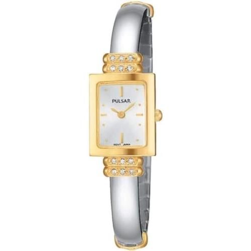 Pulsar Womens Two Tone Bangle Watch PEGA12