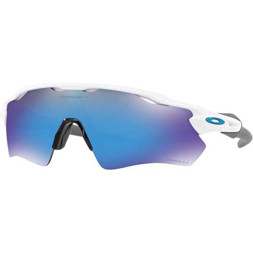 Oakley Men`s Oo9208 Radar Ev Path Rectangular Sunglasses - White/prizm Sapphire