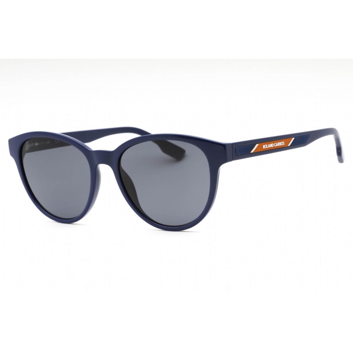 Lacoste Women`s Sunglasses Blue Injected Propionate Round Full Rim L981SRG 400