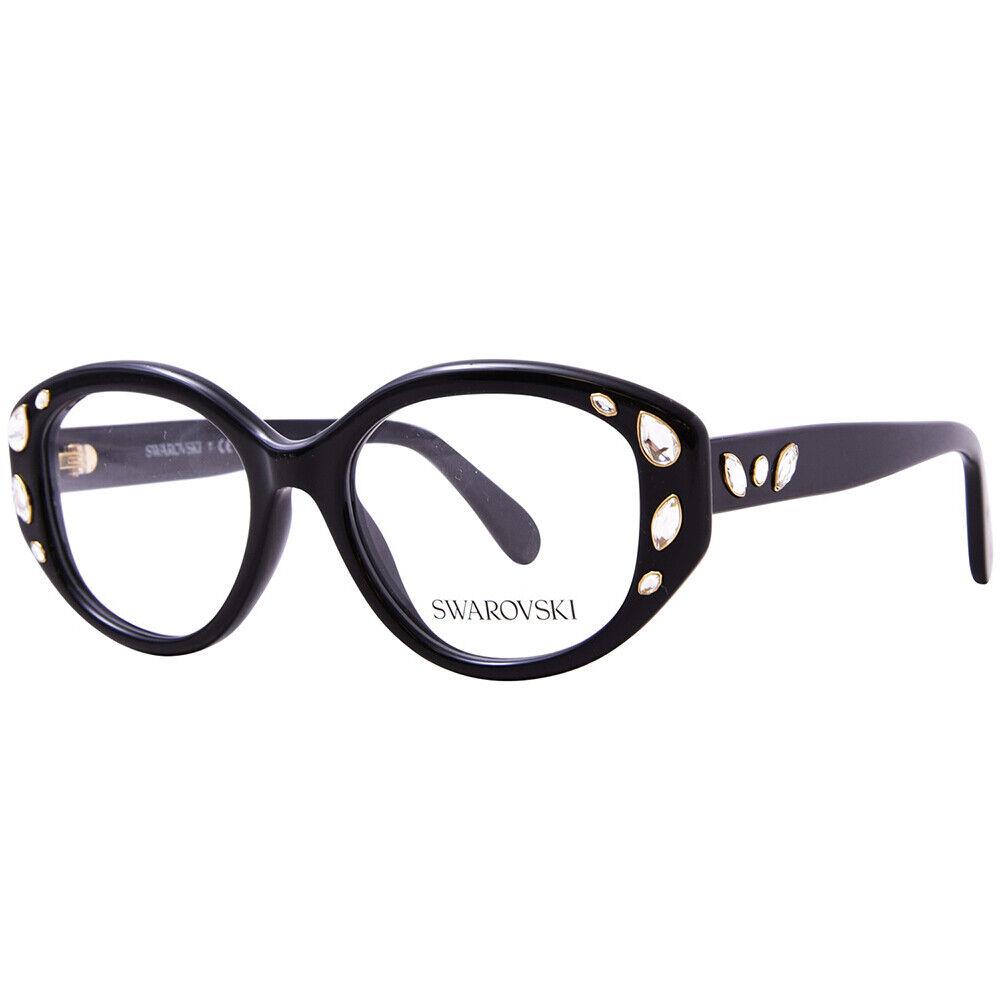 Swarovski SK 2006 1001 Black Plastic Irregular Eyeglasses 52mm