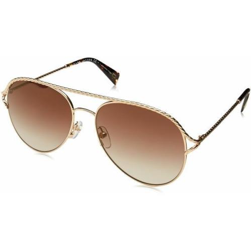 Marc Jacobs Sunglasses 168/S 06J Gold Frame Brown Lenses 58-16