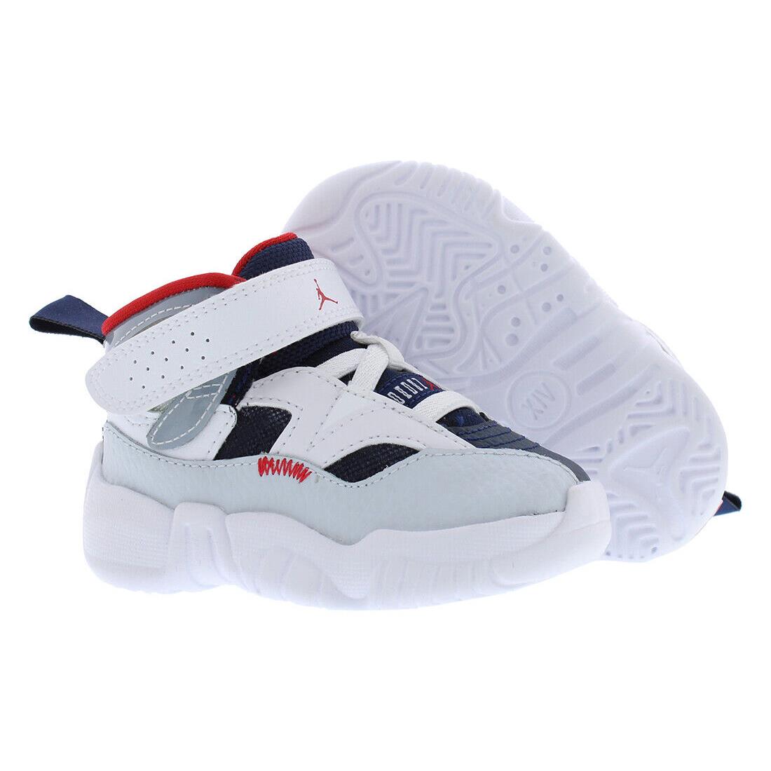 Nike Jordan Jumpman Two Trey Infant/toddler Shoes Size 4 Color: White/midnight - White/Midnight Navy, Main: White