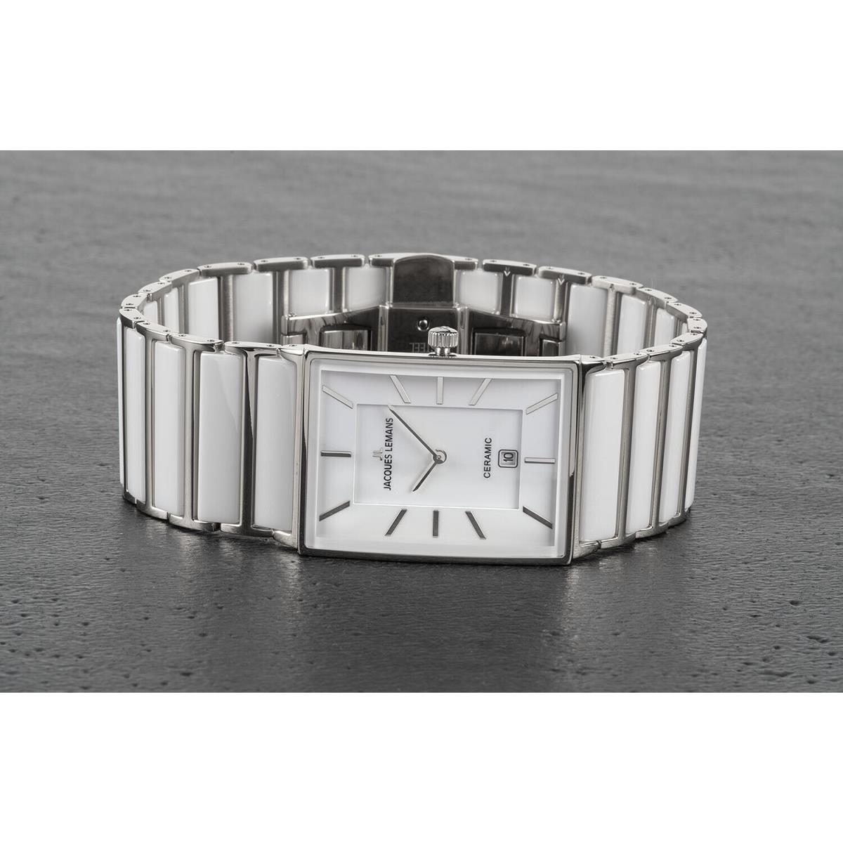 Rado Unisex Jacques Lemans York 1-1593 -1E White Ceramic