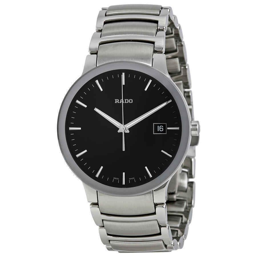 Rado Centrix Black Dial Stainless Steel Men`s Watch R30927153