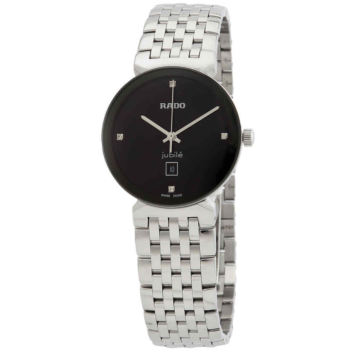 Rado Florence Quartz Diamond Black Dial Ladies Watch R48913713