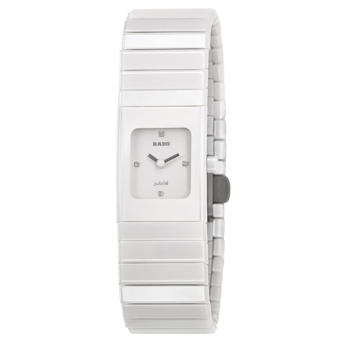 Rado Women`s R21712702 Ceramica 19mm White Dial Ceramic Watch