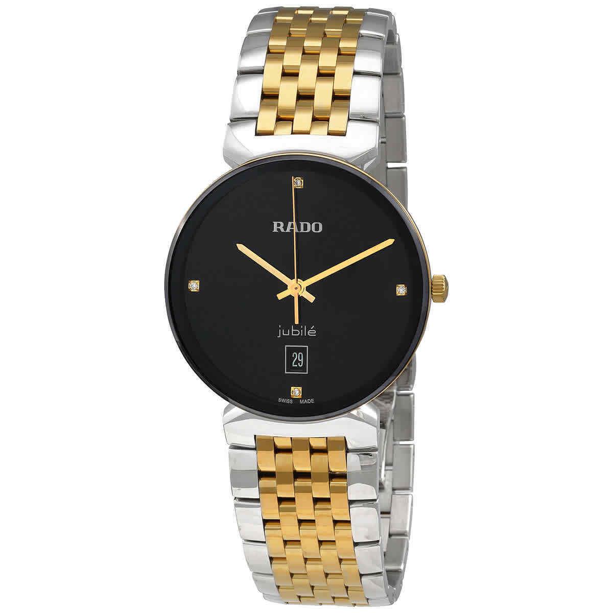 Rado Florence Quartz Diamond Black Dial Unisex Watch R48912703