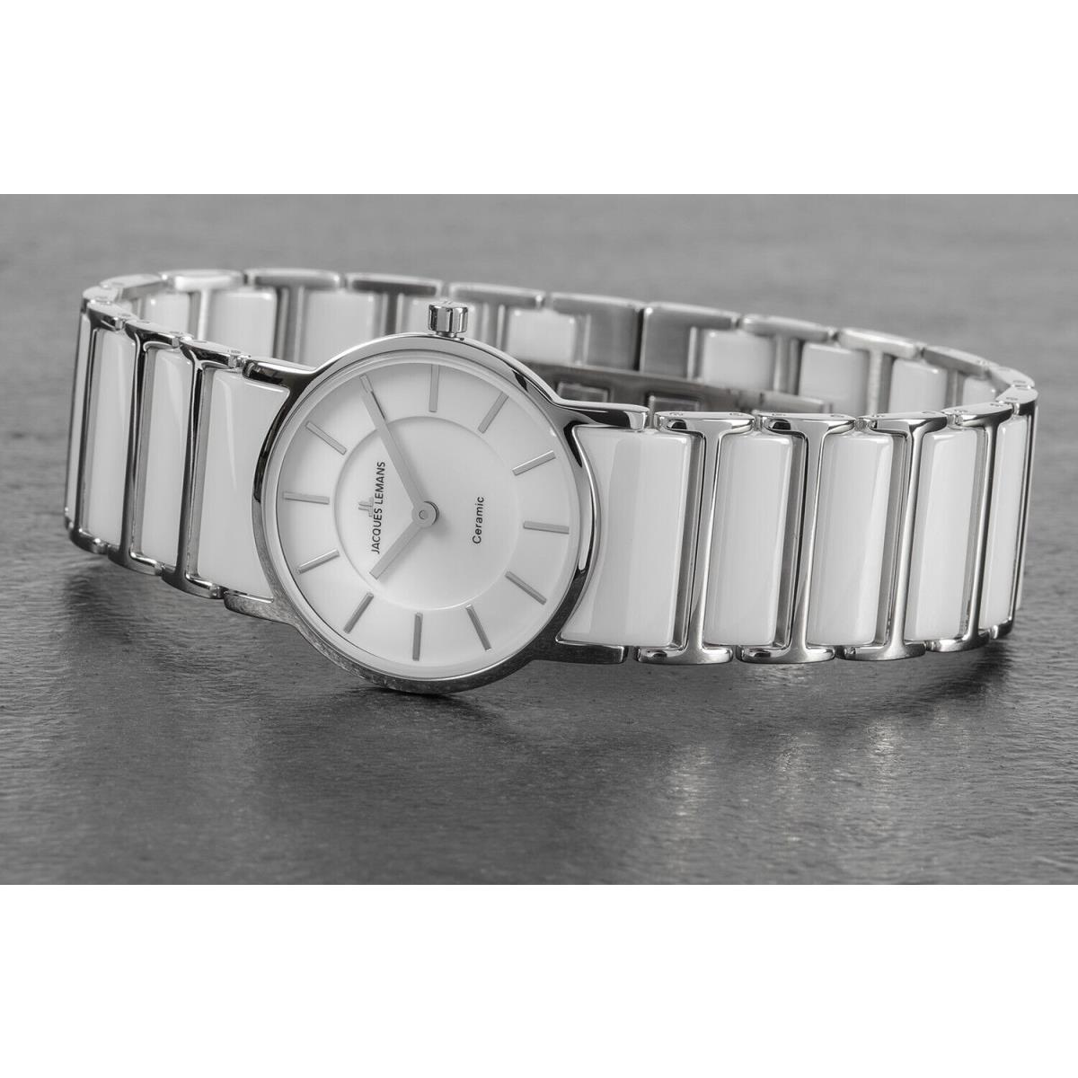 Rado Lady`s Jacques Lemans 1-1649E White Ceramic York