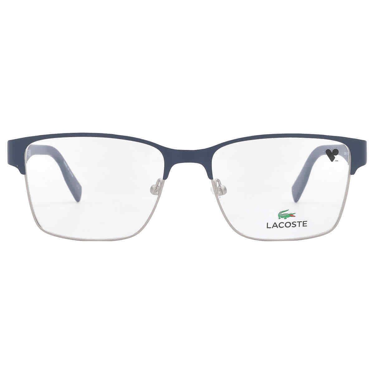 Lacoste Demo Rectangular Men`s Eyeglasses L2286 401 55 L2286 401 55