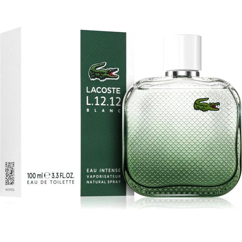 Lacoste L.12.12 Blanc Intense by Lacoste 3.4oz Edt Men