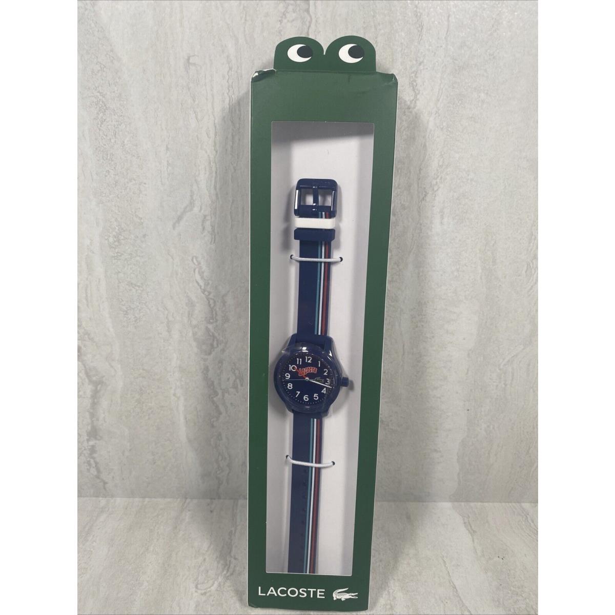 Lacoste Kids Analogue Quartz Watch with Silicone Strap 2030028 32mm Navy