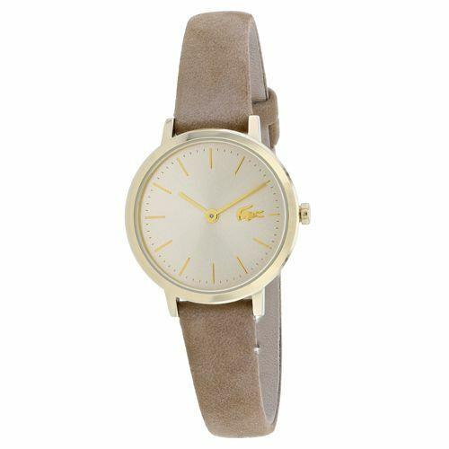 Lacoste 2001049 Moon 28mm Women`s Beige Leather Watch