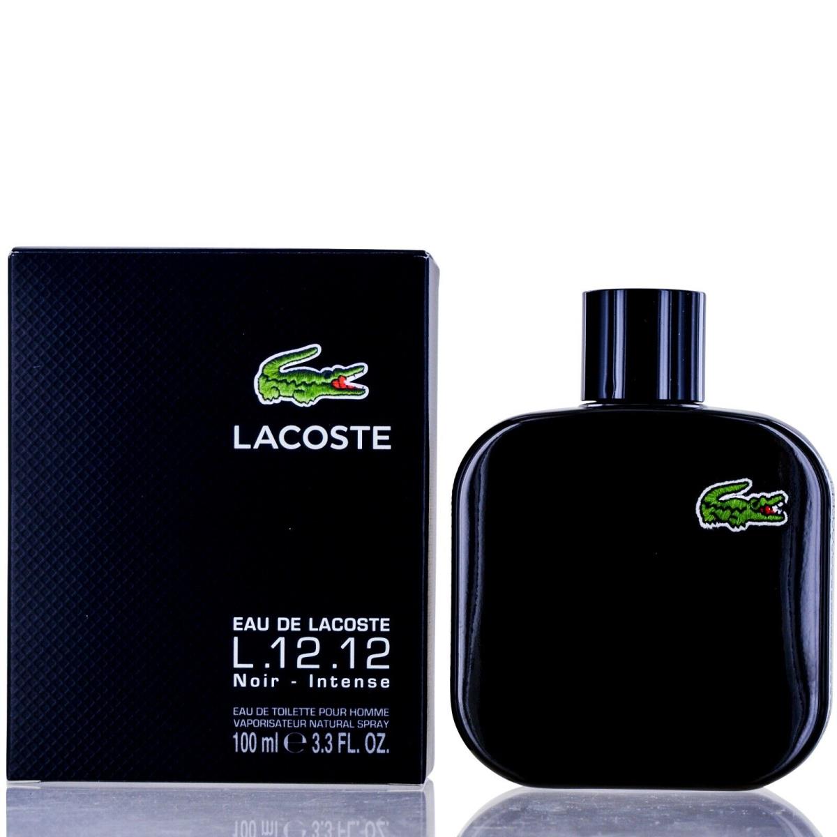 L.12.12 Noir Intense BY Lacoste Edt Spray 3.3 OZ For Men