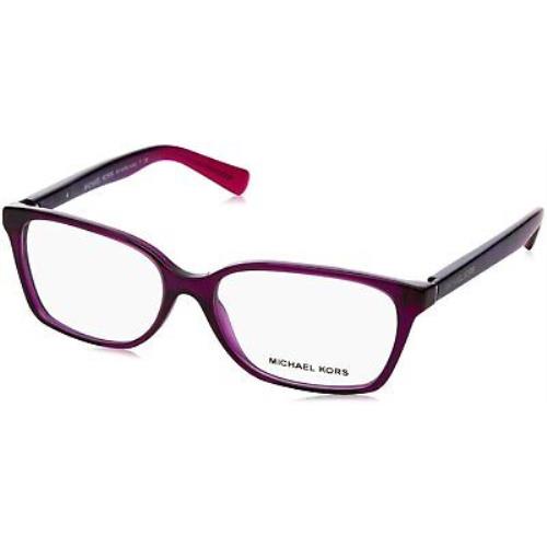 Michael Kors Eyeglasses MK4039 India 3222 Transparent Purple 54/15/135