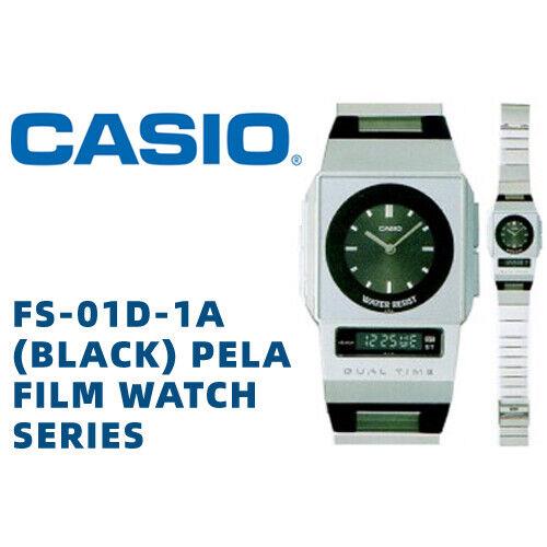 Casio FS-01D Pela Film Series Stainless Steel Ana-digi Watches