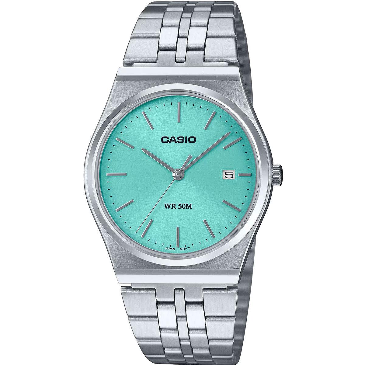 Casio Men`s MTPB145DC21V Silver Analog Watch