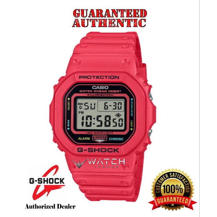 Casio G-shock DW5600EP-4 Team G-shock Vivid Red Digital Watch