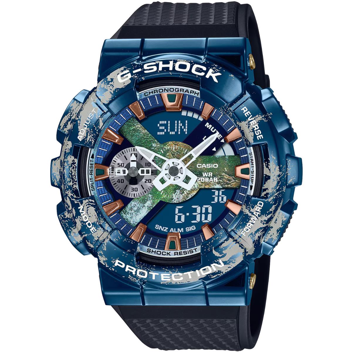 Casio G-shock Earth GM110EARTH-1 Limited Edition Withtags