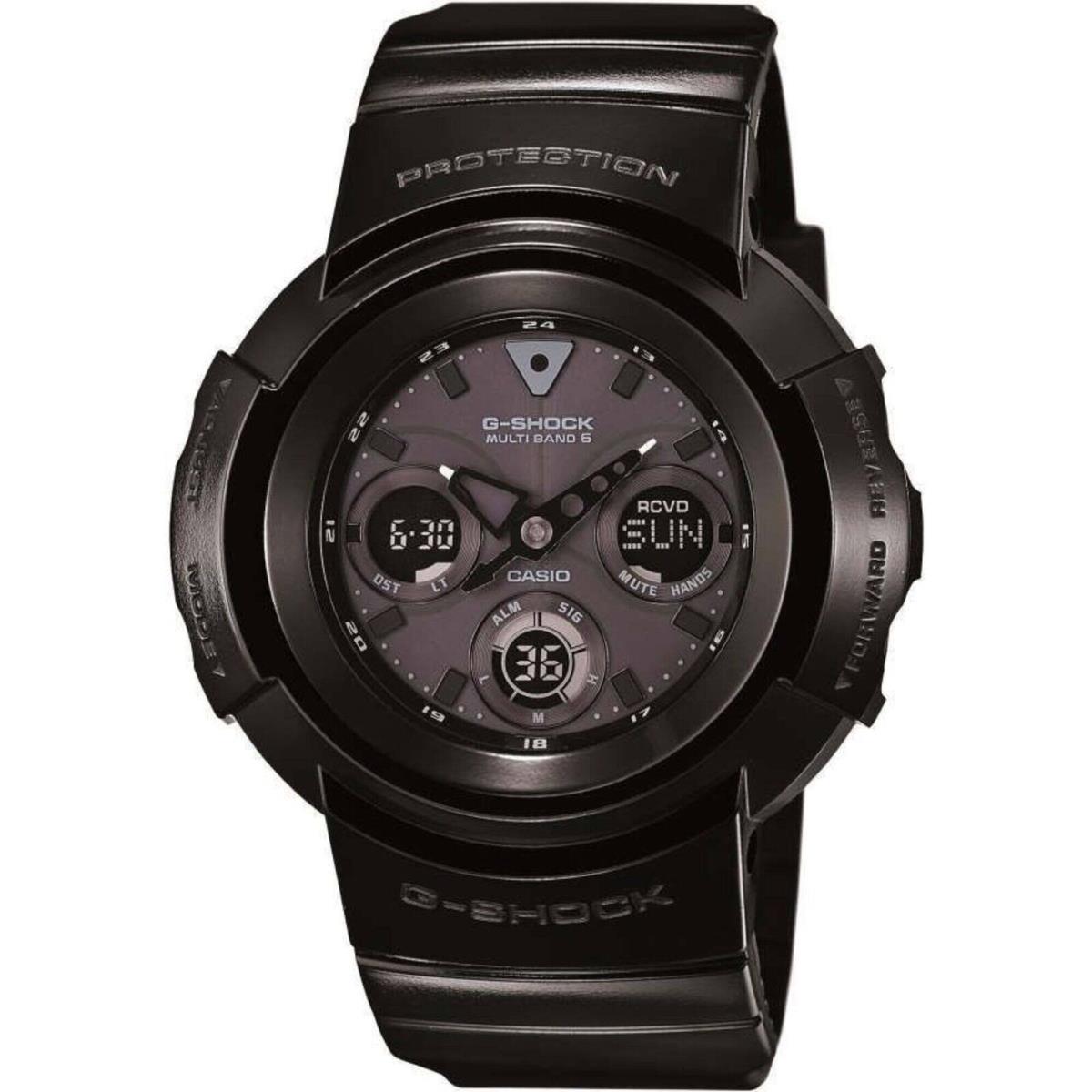 Casio Men`s Watch G-shock Analog-digital Black Dial Resin Strap AWGM510BB-1A