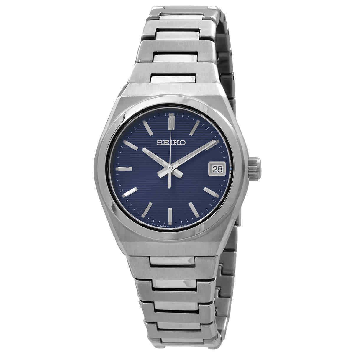 Seiko Classic Quartz Blue Dial Ladies Watch SUR575P1