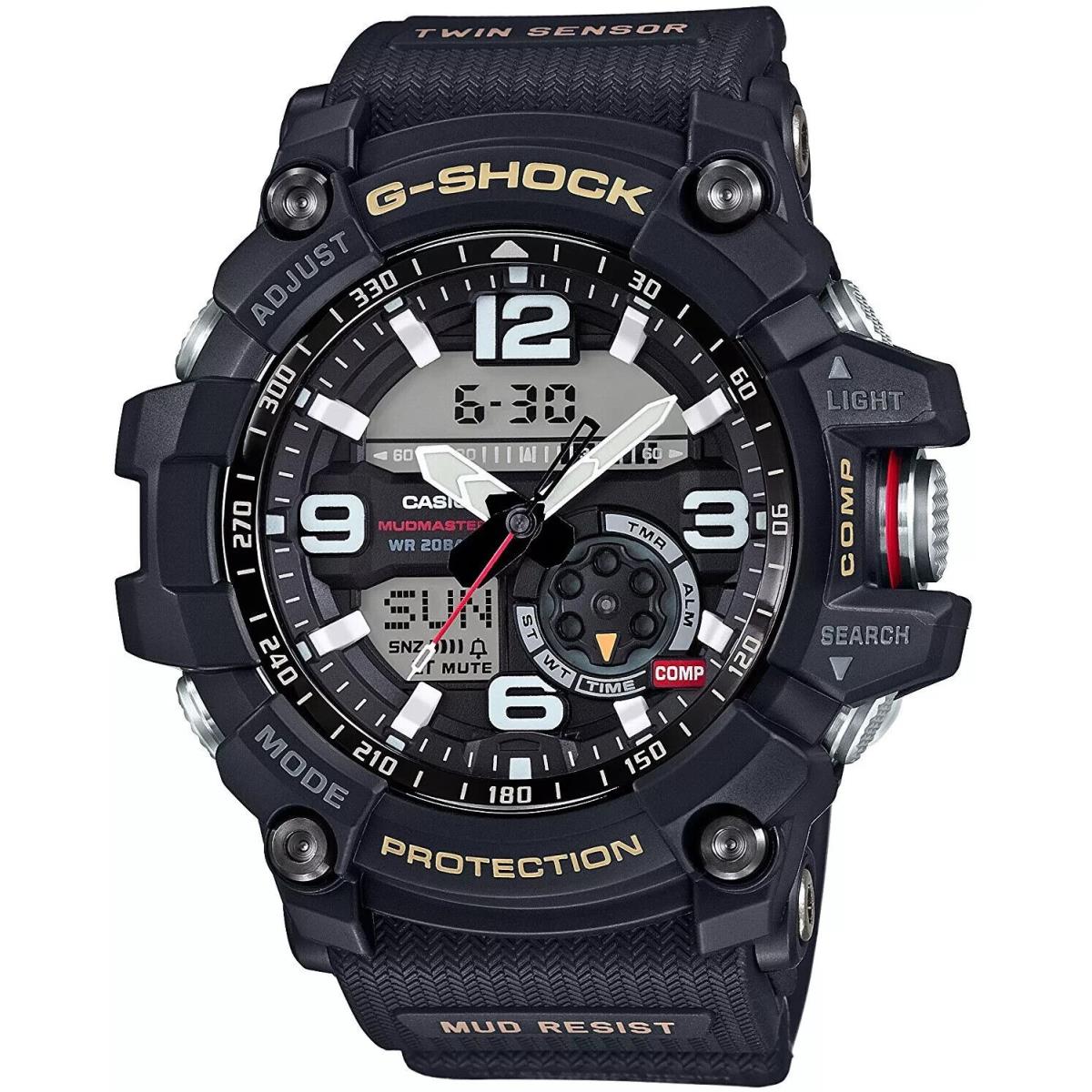 Casio G-shock GG-1000-1A Mudmaster Quartz Watch Twin Sensor GG1000-1A