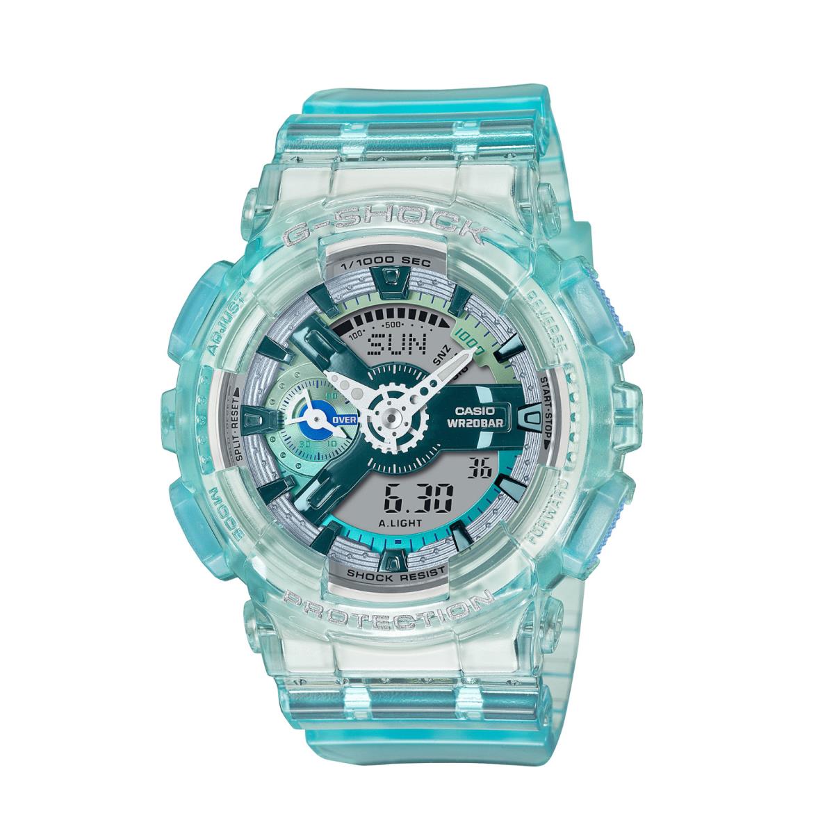 Casio G-shock GMAS110VW-2A Turquoise Analog-digital Quartz Wrist Unisex Watch