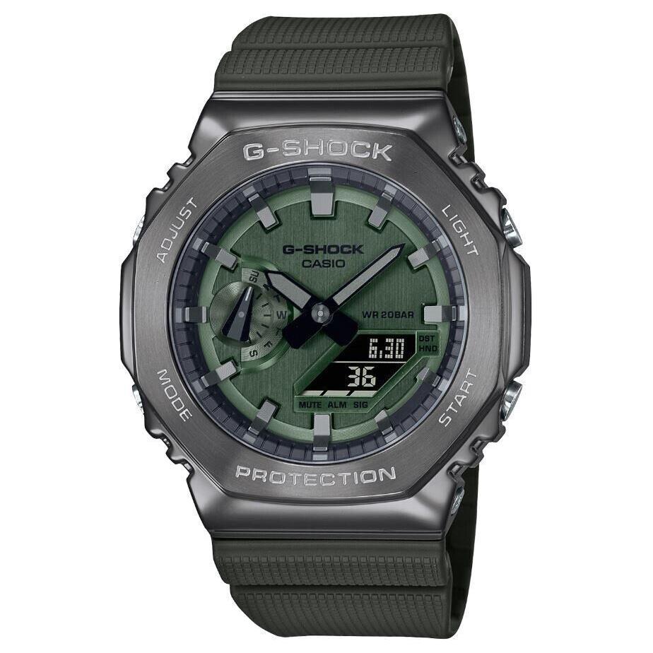 Casio G-shock GM-2100B-3A Green Men`s Watch