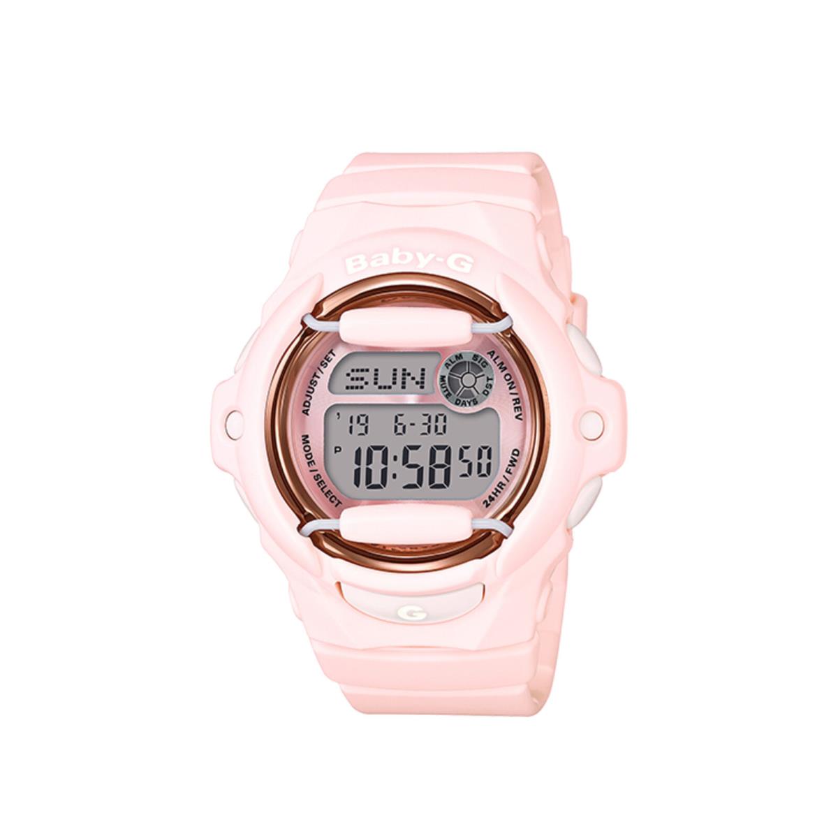 Casio G-shock Baby-g BG169 Digital Resin Pink/rose Gold Women`s Watch BG169G-4B