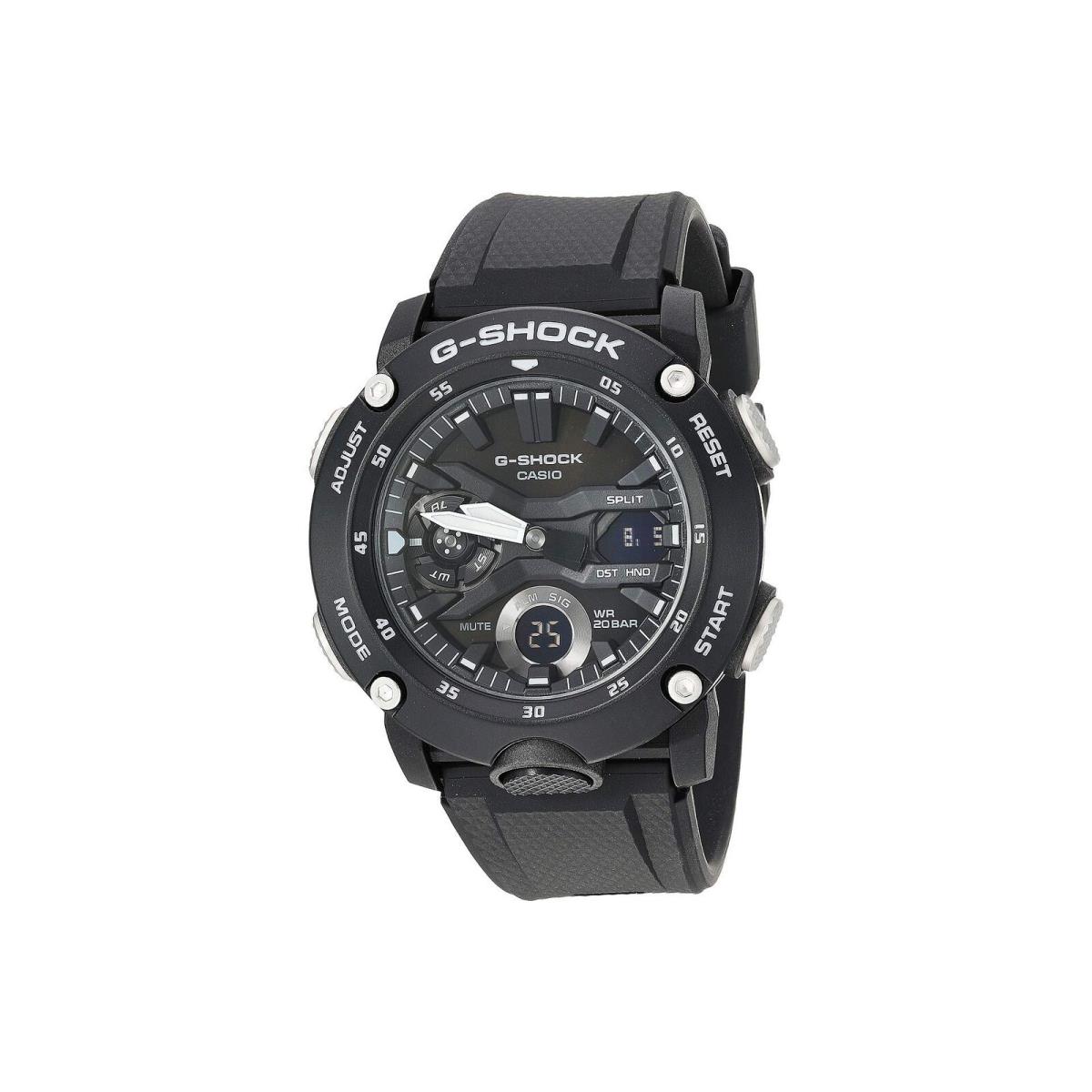 Casio G-shock Analog-digital GA-2000 Series GA2000S-1A All Black