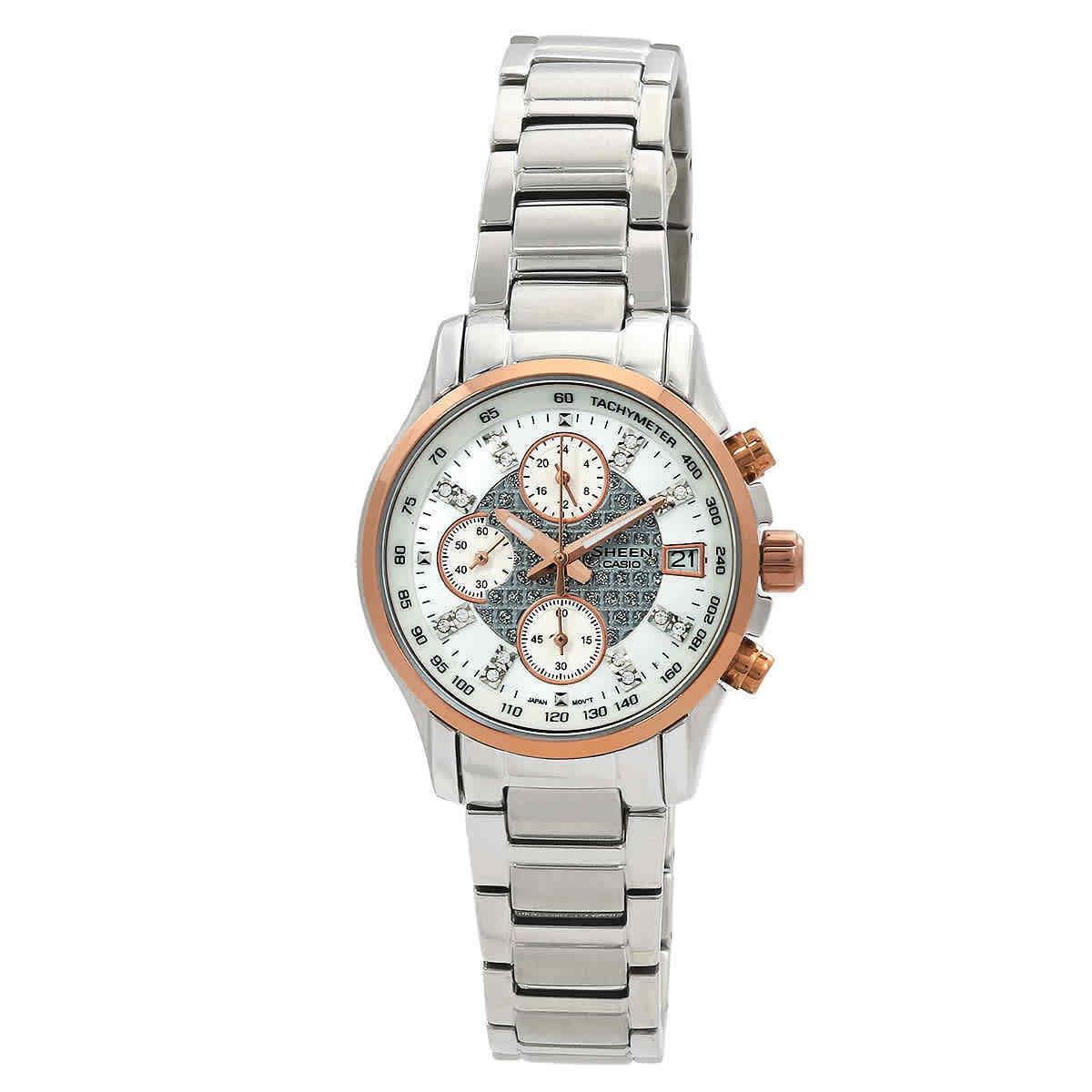 Casio Sheen Chronograph Quartz Ladies Watch SHN-5016D-7ADR