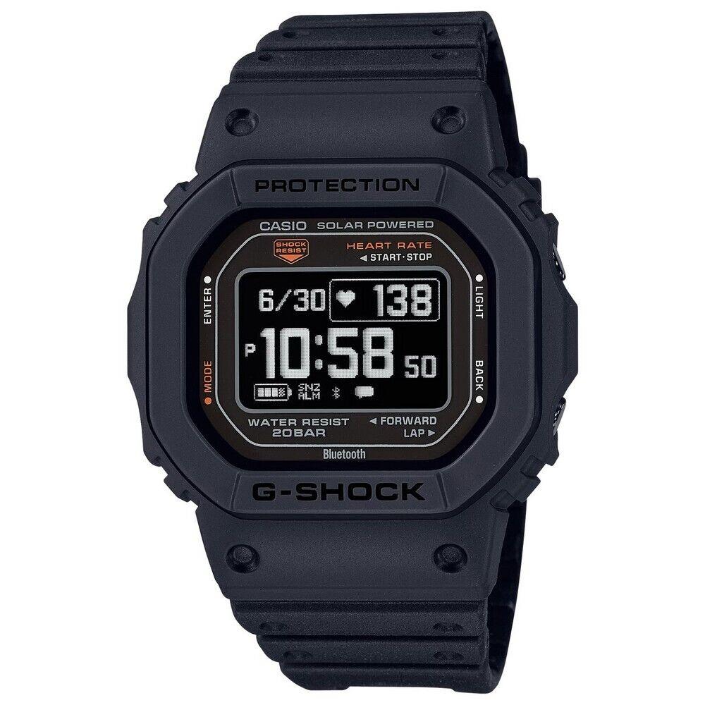 G-shock Men`s Move 5600 Series Solar Powered Black Dial Watch - DWH56001