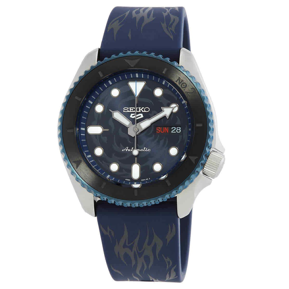 Seiko 5 Sports Automatic Blue Dial Men`s Watch SRPH71K1