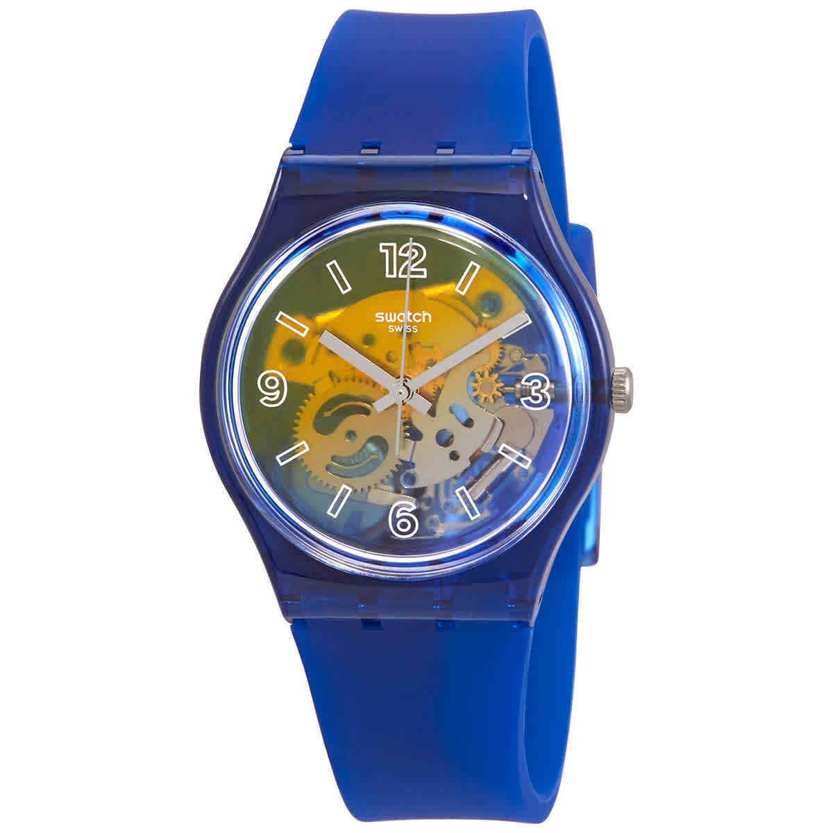 Swatch Monthly Drops Quartz Transparent Dial Unisex Watch GN278