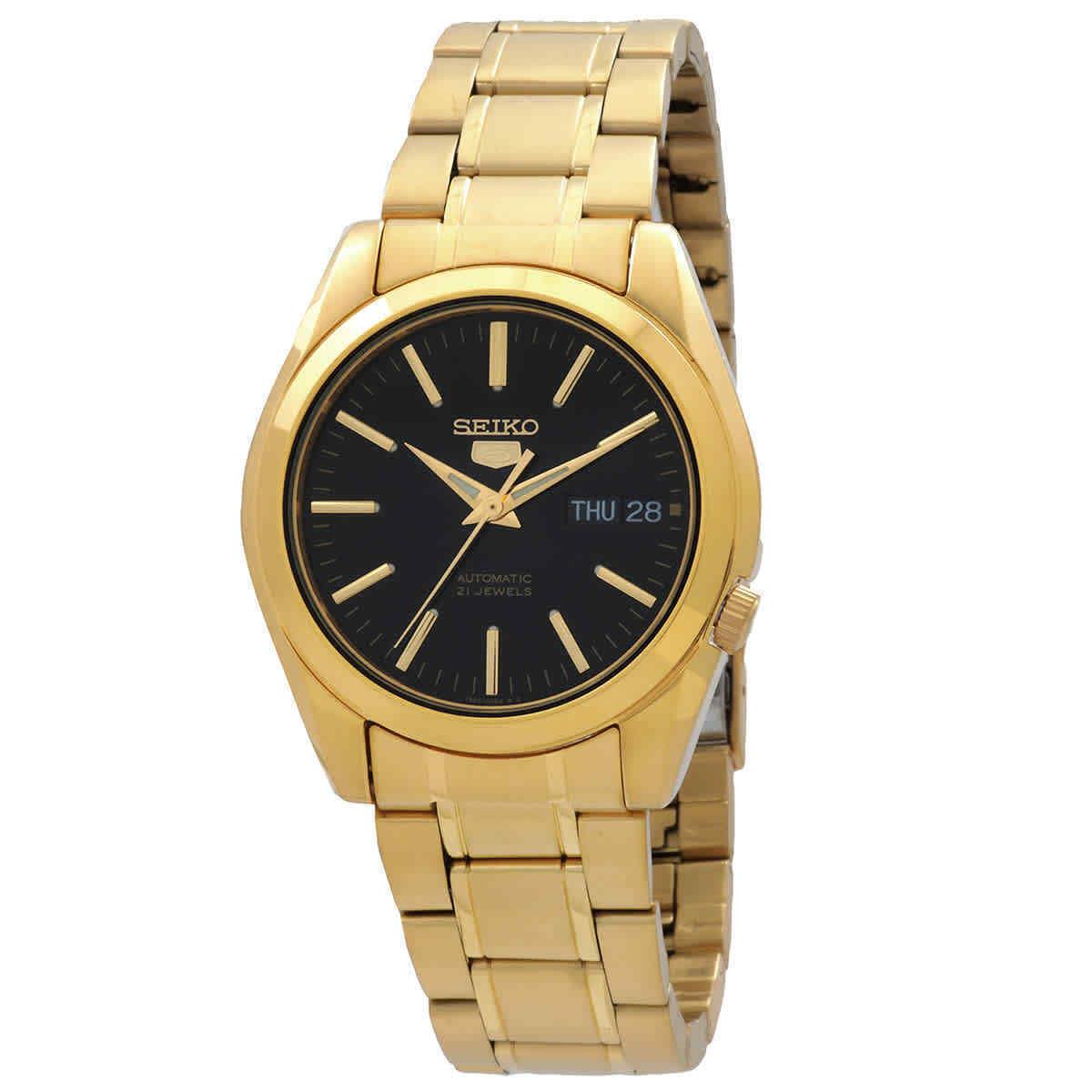 Seiko 5 Automatic Black Dial Men`s Watch SNKL50K1