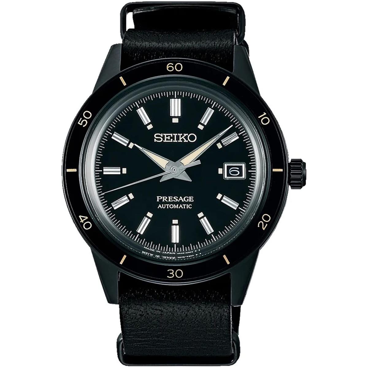 Seiko Presage Automatic Black Dial Men`s Watch SRPH95J1