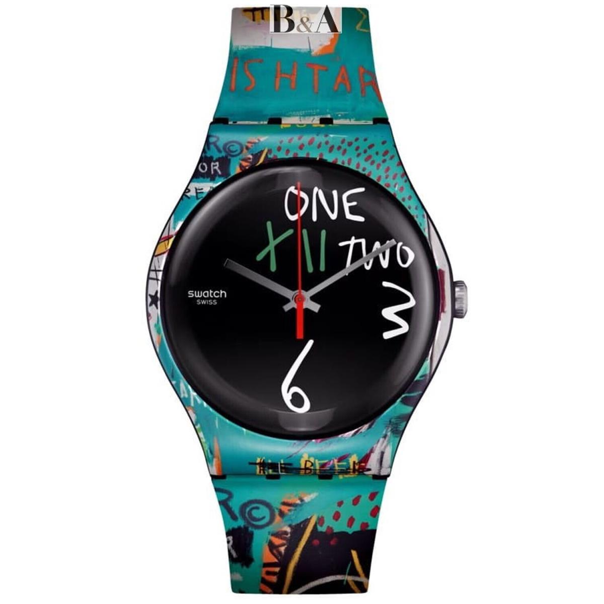 Swatch Men`s Originals Swatch Art Journey 2023 Black Dial Watch - SUOZ356