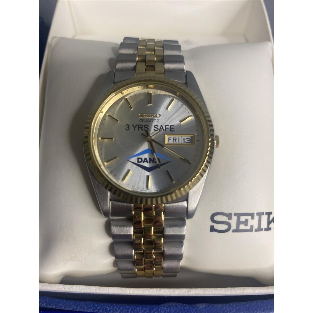 Seiko Dana Company 3 Year Safety Award Watch Nos Advertising