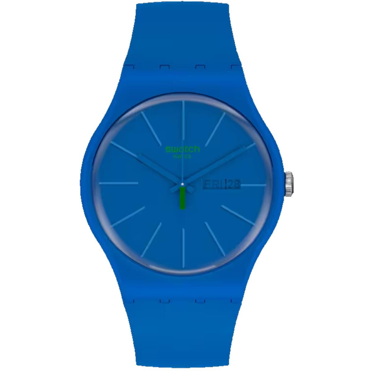 Swatch Men`s Originals 1983 Beltempo Blue Dial Watch - SO29N700