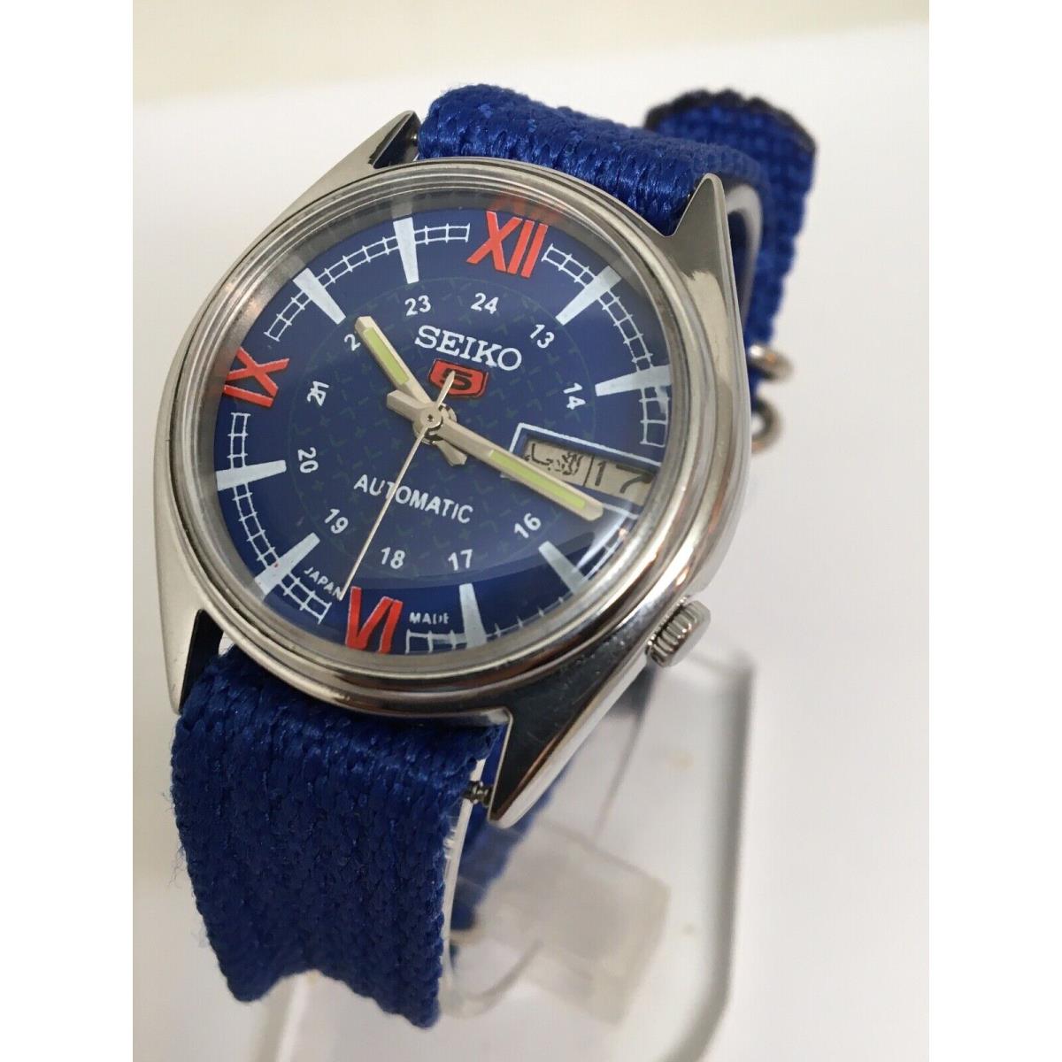 Seiko 5 Automatic SFWV33P1 Uniqe Watch Japan Ladie`s Day/date Blue Dial