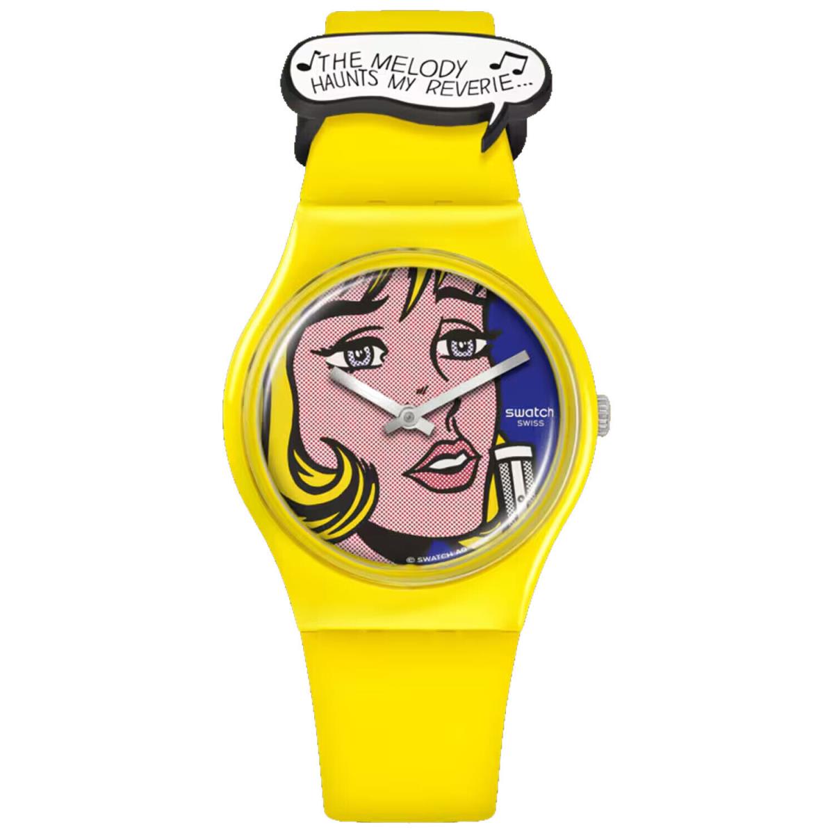 Swatch Men`s Originals Art Journey 2023 Reverie by Roy Lichtenstein Blue Dial