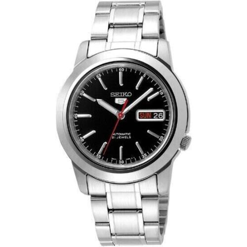 Seiko Men`s SNKE53K1S Stainless-steel Analog with Black Dial Watch