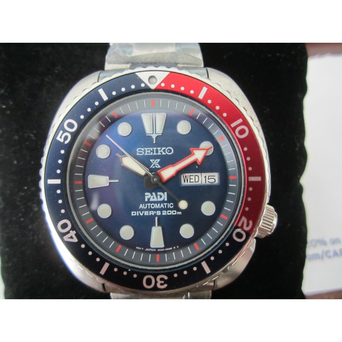 Seiko SRPB21 Padi Automatic Prospex Diver 200M Men`s Watch