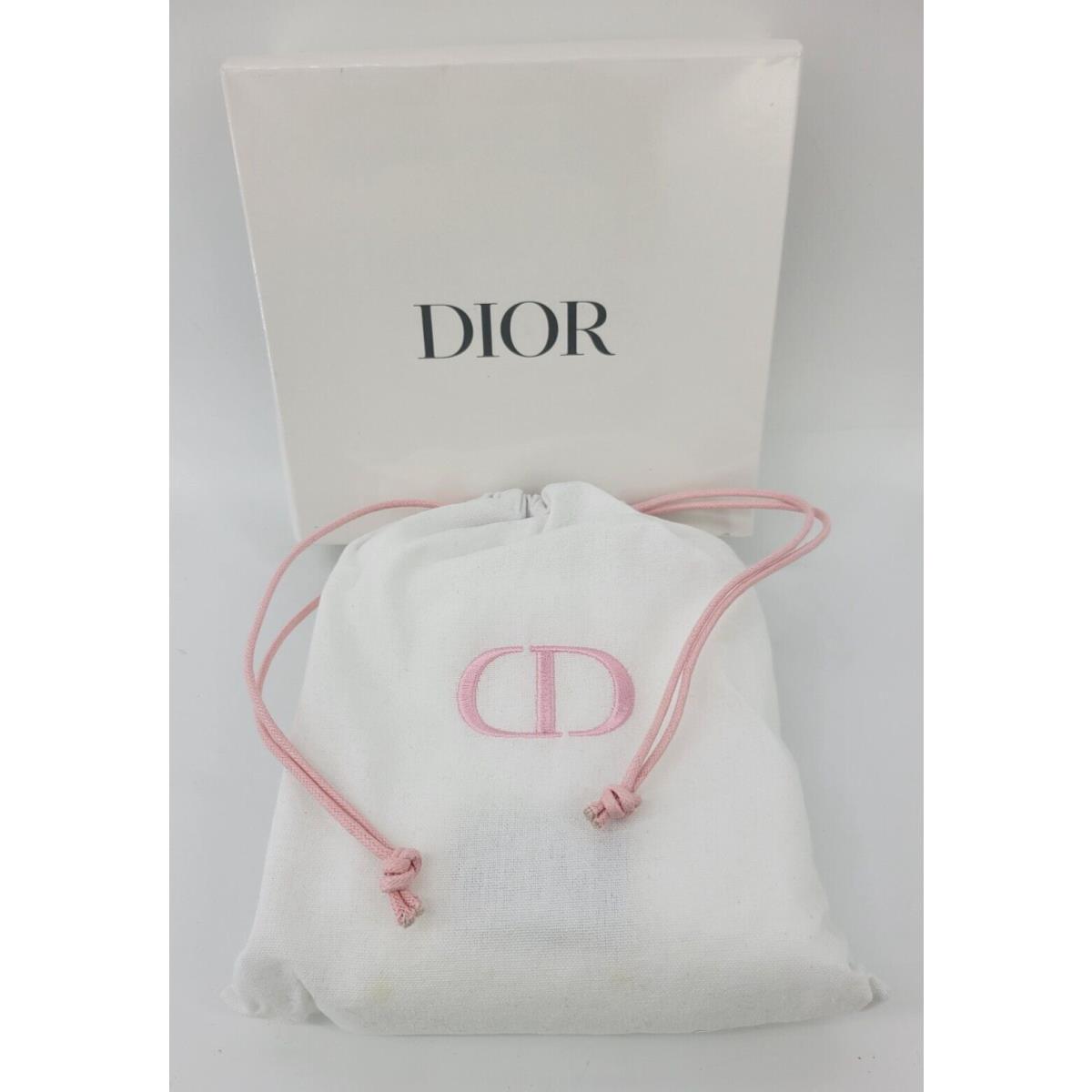 Christian Dior Terry Headband Towel in Pouch W/cd Embroidered- 28493