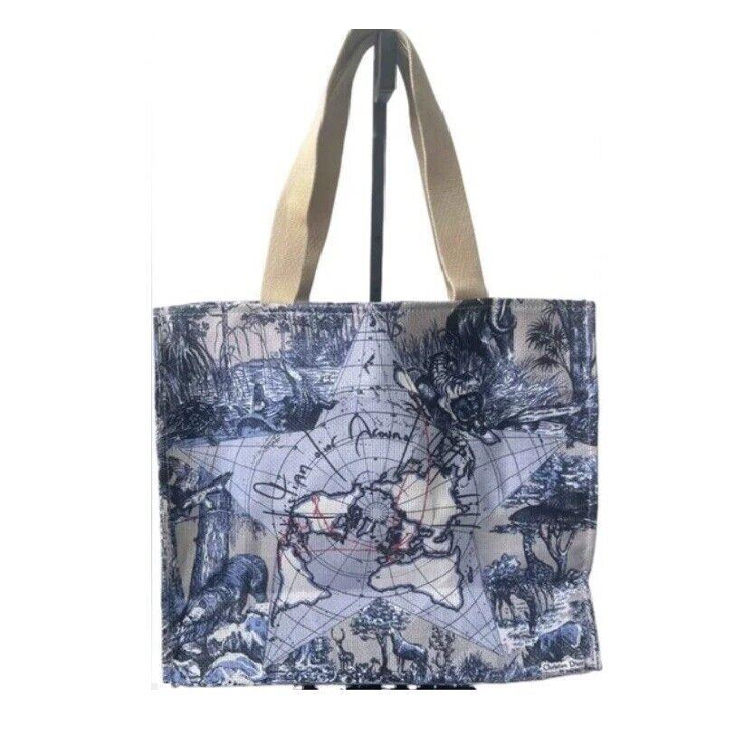 Christian Dior Around The World Tote Bag