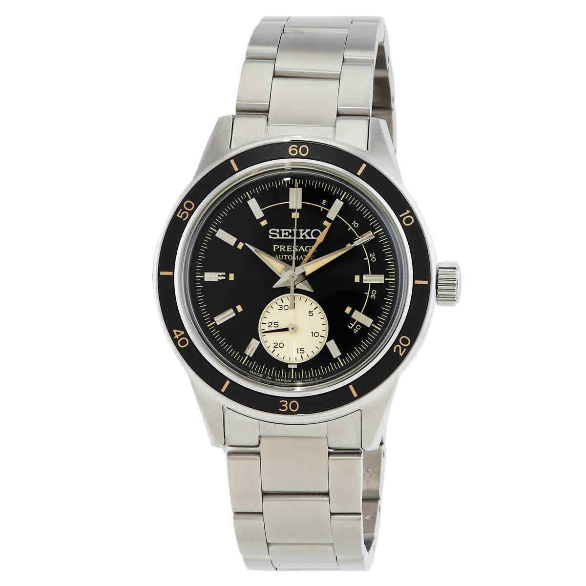 Seiko Presage Automatic Black Dial Men`s Watch SSA449J1